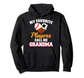 My Favorite Players Baseball Soccer Hoodie - Fun Novelty Design for Adults - T-Shirt, Sweatshirt, Hoodie