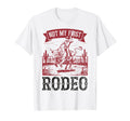 Not My First Rodeo Cowboy Bull Rider T-Shirt - Aesthetic Graphic Unisex - T-Shirt, Sweatshirt, Hoodie
