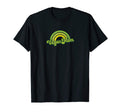 Vegan Mom 70S 80S Green Rainbow T-Shirt - Unique Graphic for Adults - T-Shirt, Sweatshirt, Hoodie