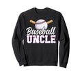Baseball Uncle Baseball Player Sweatshirt - Minimalist Print Men Women - T-Shirt, Sweatshirt, Hoodie