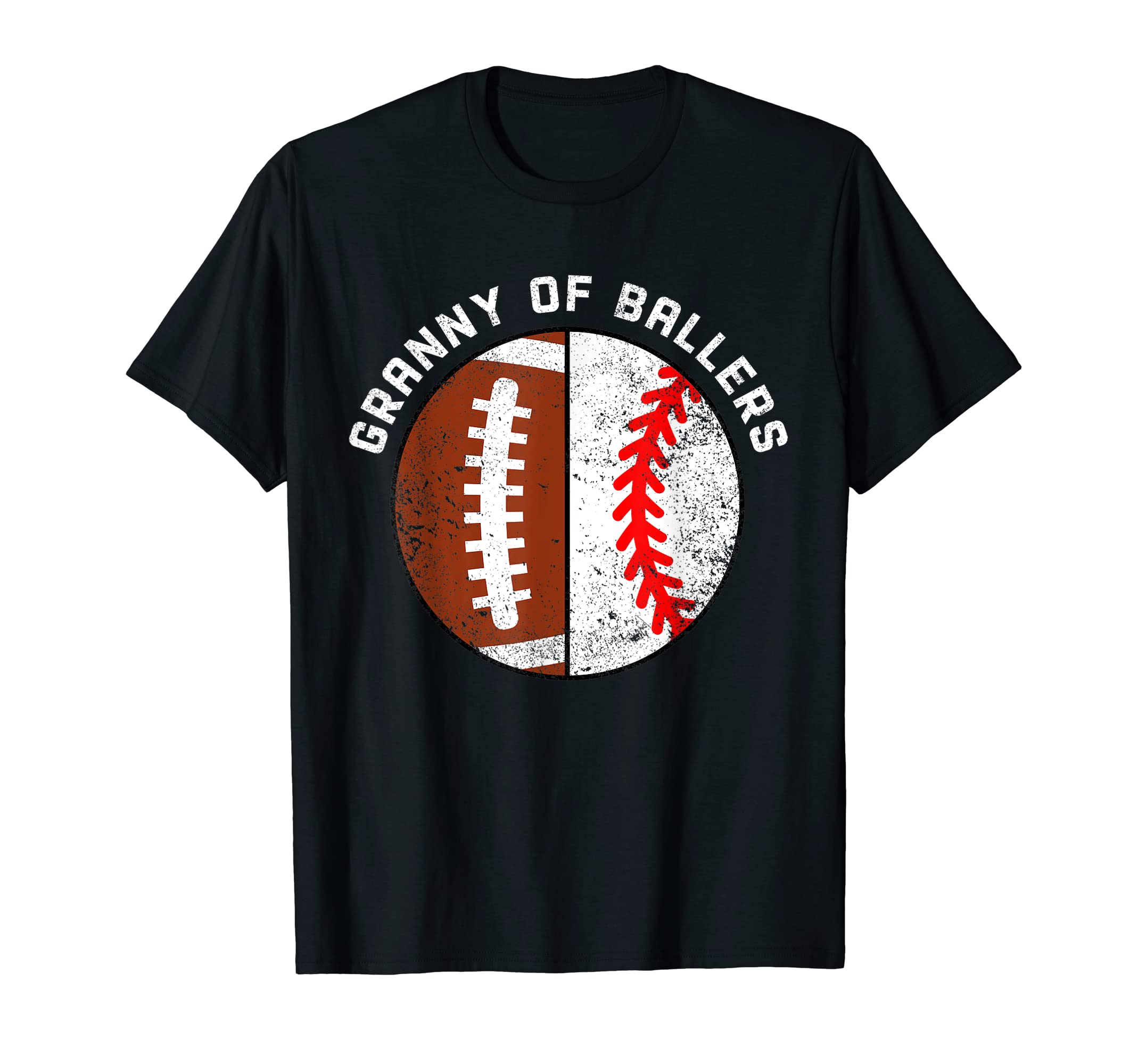 Granny Ballers Funny Football T-Shirt - Minimalist Print for Adults - T-Shirt, Sweatshirt, Hoodie