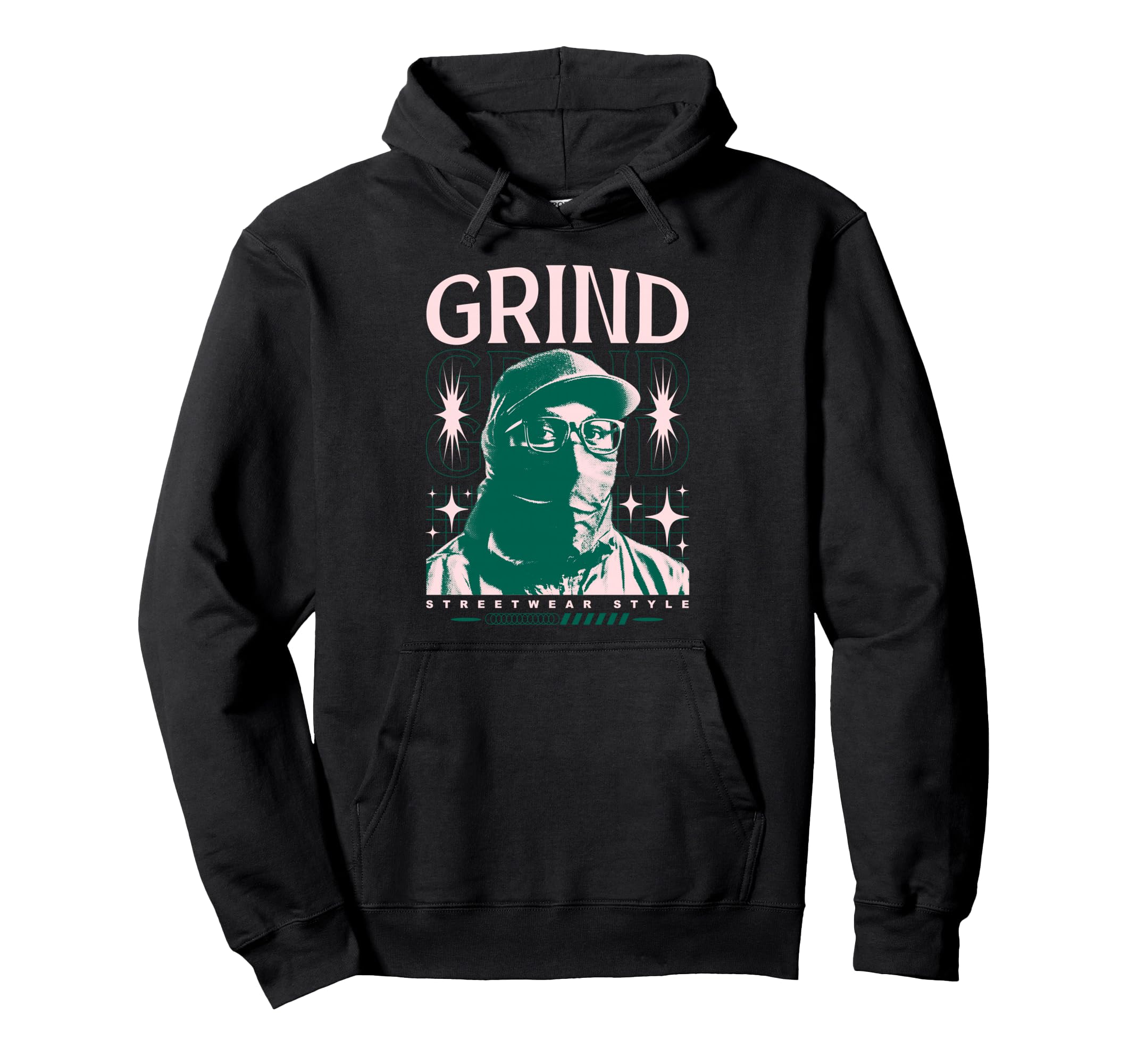 Y2K Grind Bold Urban Graffiti Aesthetic Hoodie - Custom Art Print Unisex - T-Shirt, Sweatshirt, Hoodie