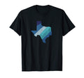 Texas Rainbow Outline Stripes T-Shirt - Custom Art Print Men Women - T-Shirt, Sweatshirt, Hoodie