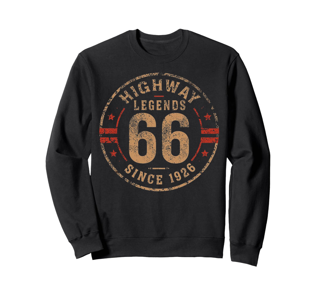 Highway 66 Centennial 1926 Americana Sweatshirt - Unique Graphic Men Women - T-Shirt, Sweatshirt, Hoodie