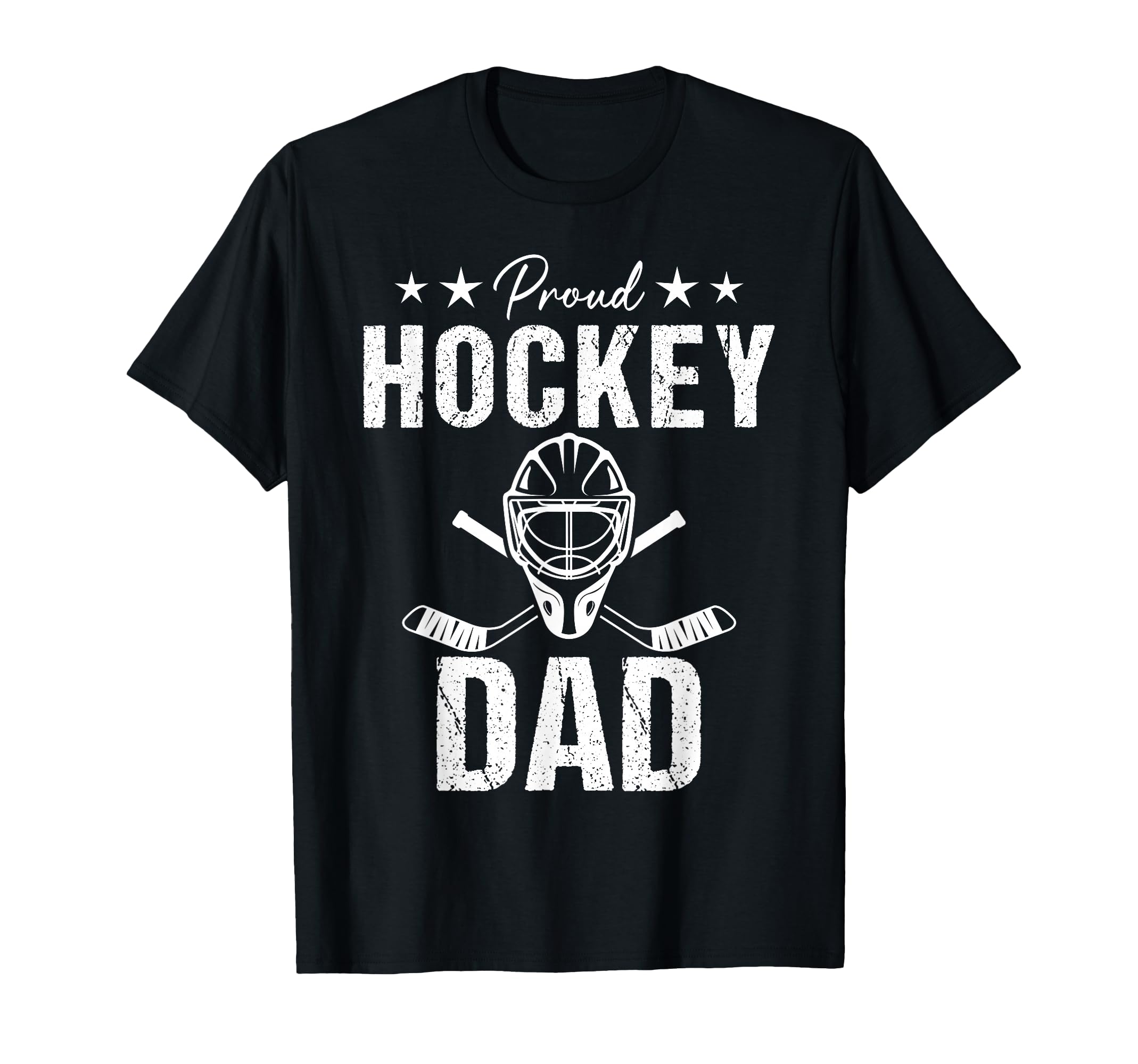 Proud Hockey Dad Game Day Sports T-Shirt - Casual Everyday Wear Men Women - T-Shirt, Sweatshirt, Hoodie