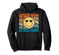 Boho Groovy Smile 7Th Seventh Grade Teacher Hoodie - Trendy Graphic Unisex - T-Shirt, Sweatshirt, Hoodie