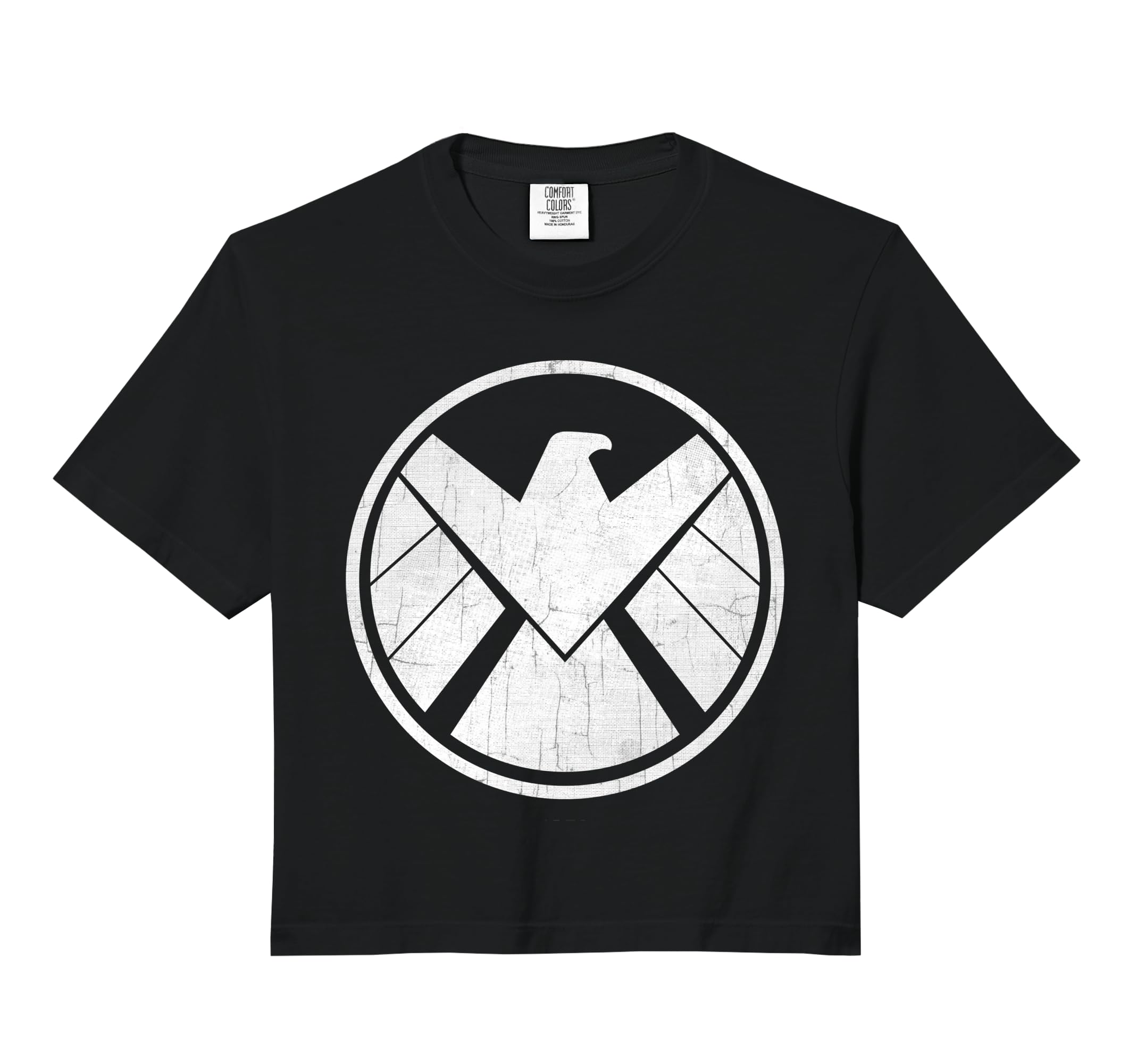 Marvel Agents S H I E L D Distressed Hoodie - Aesthetic Graphic Unisex - T-Shirt, Sweatshirt, Hoodie