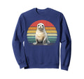Seal Lover Distressed Seal Sweatshirt - Fun Novelty Design for Adults - T-Shirt, Sweatshirt, Hoodie