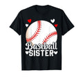 Proud Baseball Sister Funny Baseball T-Shirt - Graphic Print for Adults - T-Shirt, Sweatshirt, Hoodie