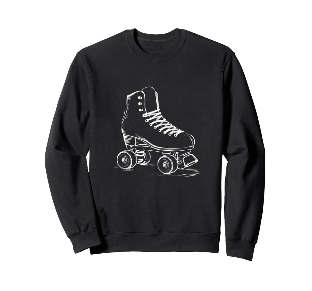Roller Skates Illustration Clo Hoodie - Graphic Print Men Women - T-Shirt, Sweatshirt, Hoodie