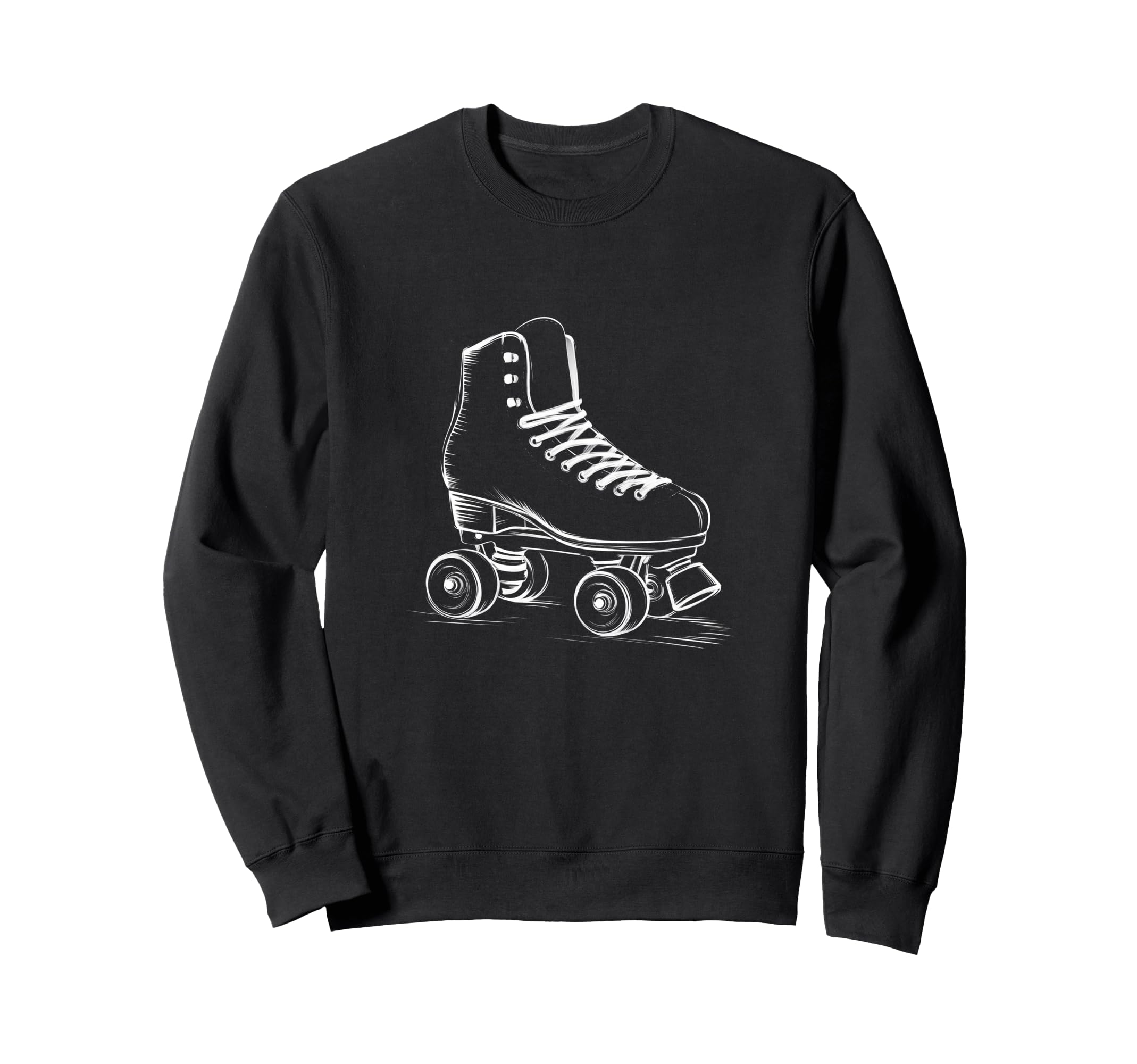 Roller Skates Illustration Clo Hoodie - Graphic Print Men Women - T-Shirt, Sweatshirt, Hoodie