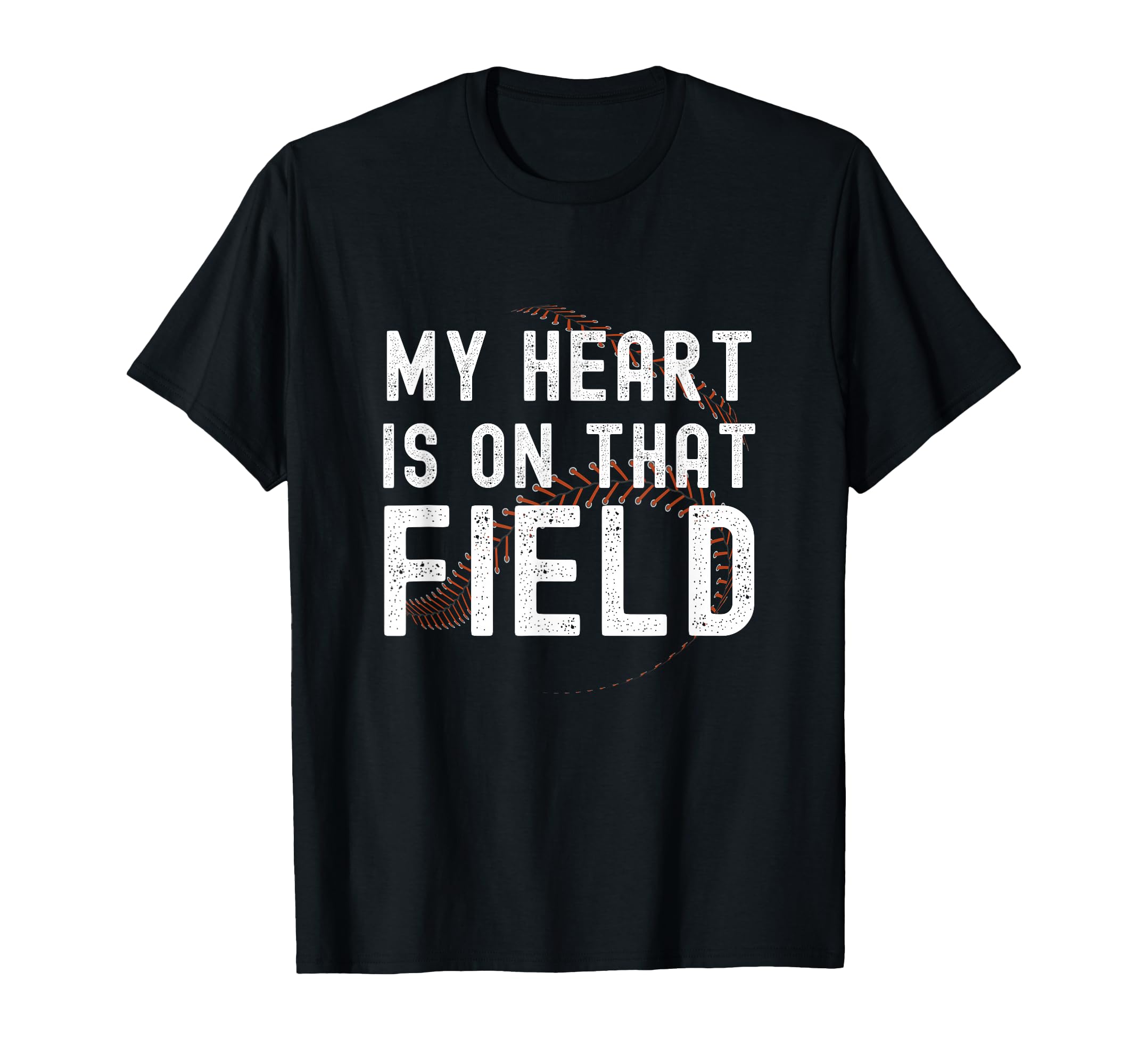 My Heart Is That Field Baseball T-Shirt - Trendy Graphic for Adults - T-Shirt, Sweatshirt, Hoodie