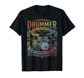 Drummer Destroying Silence Steampunk T-Shirt - Graphic Print for Adults - T-Shirt, Sweatshirt, Hoodie