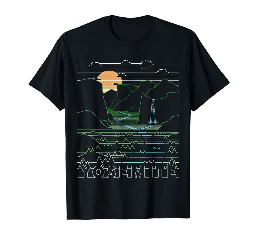 Yosemite National Park California Hike Ca T-Shirt - Minimalist Print Unisex - T-Shirt, Sweatshirt, Hoodie