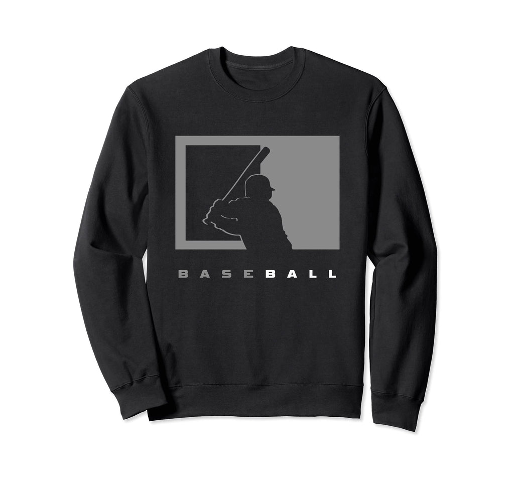 Baseball Baseball Players Or Fans Sweatshirt - Minimalist Print for Adults - T-Shirt, Sweatshirt, Hoodie