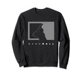 Baseball Baseball Players Or Fans Sweatshirt - Minimalist Print for Adults - T-Shirt, Sweatshirt, Hoodie
