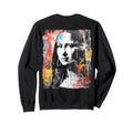 Mona Lisa Art Y2K Back Streetwear Sweatshirt - Novelty Apparel Men Women - T-Shirt, Sweatshirt, Hoodie