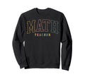 Math Teacher Boho Colors Sweatshirt - Streetwear Style for Adults - T-Shirt, Sweatshirt, Hoodie