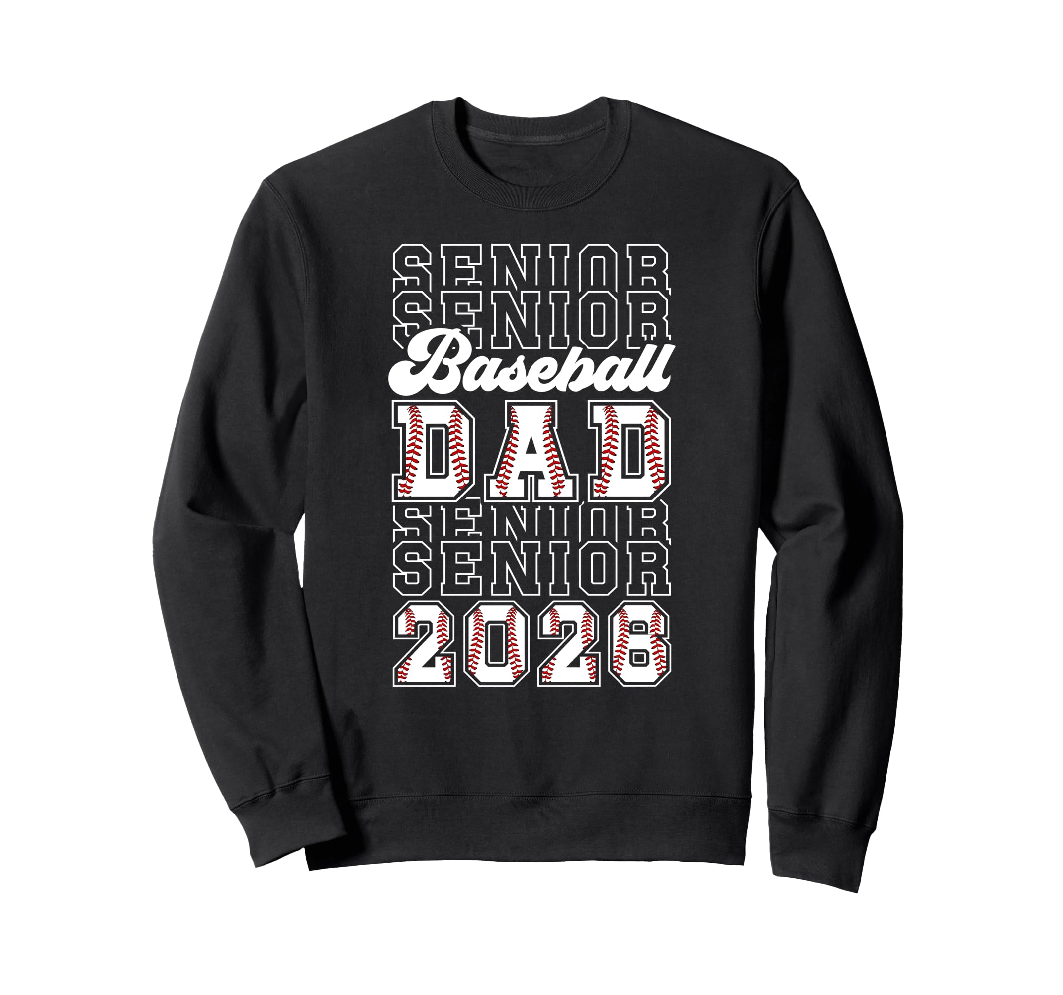 Baseball Senior Dad Baseball Sweatshirt - Casual Everyday Wear for Adults - T-Shirt, Sweatshirt, Hoodie