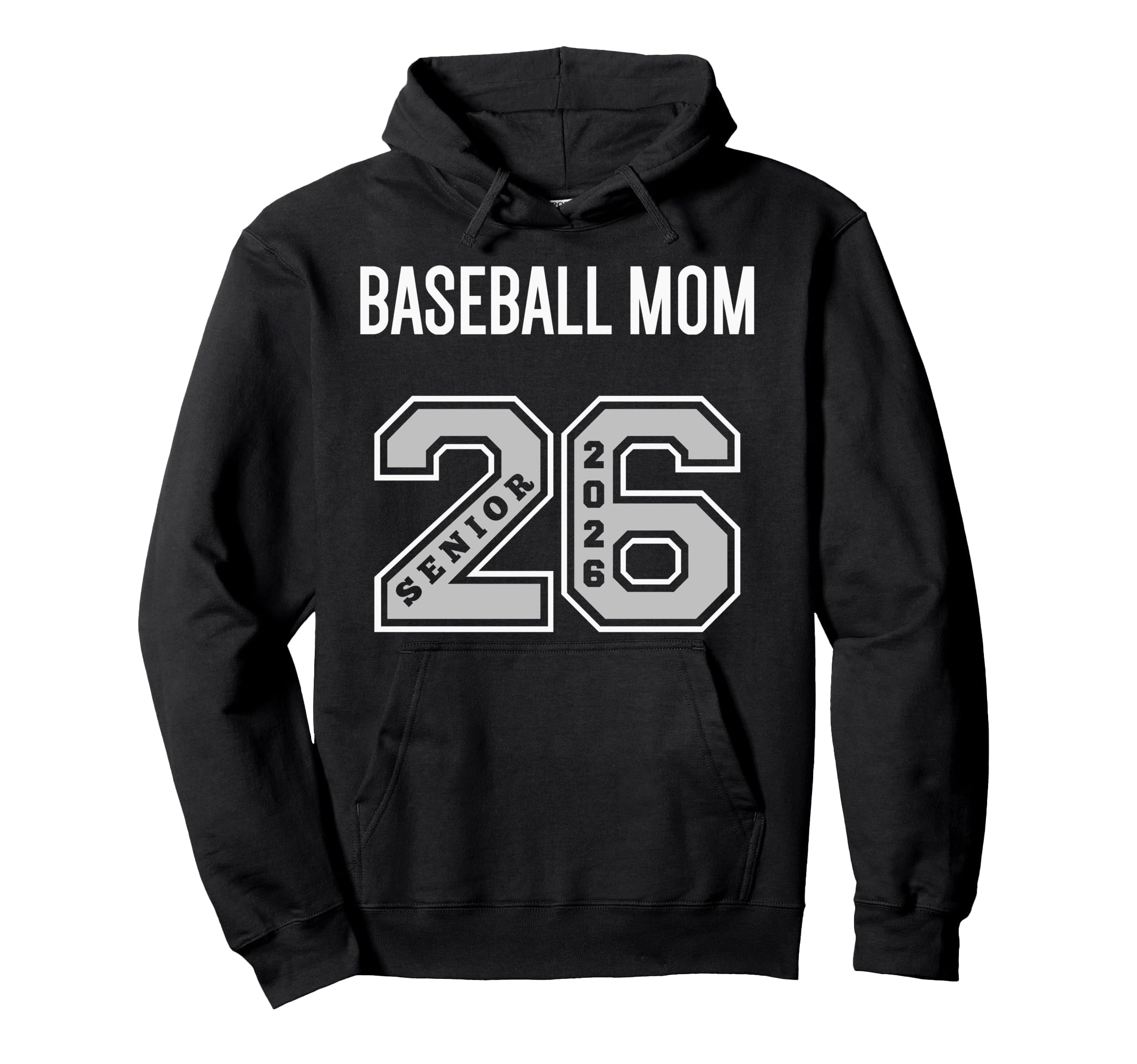Baseball Mom 2026 Senior Baseball Mom Hoodie - Novelty Apparel Men Women - T-Shirt, Sweatshirt, Hoodie