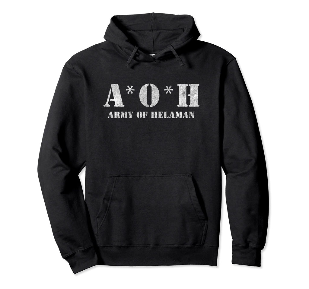 Distressed Army Helaman Hoodie - Custom Art Print Men Women - T-Shirt, Sweatshirt, Hoodie