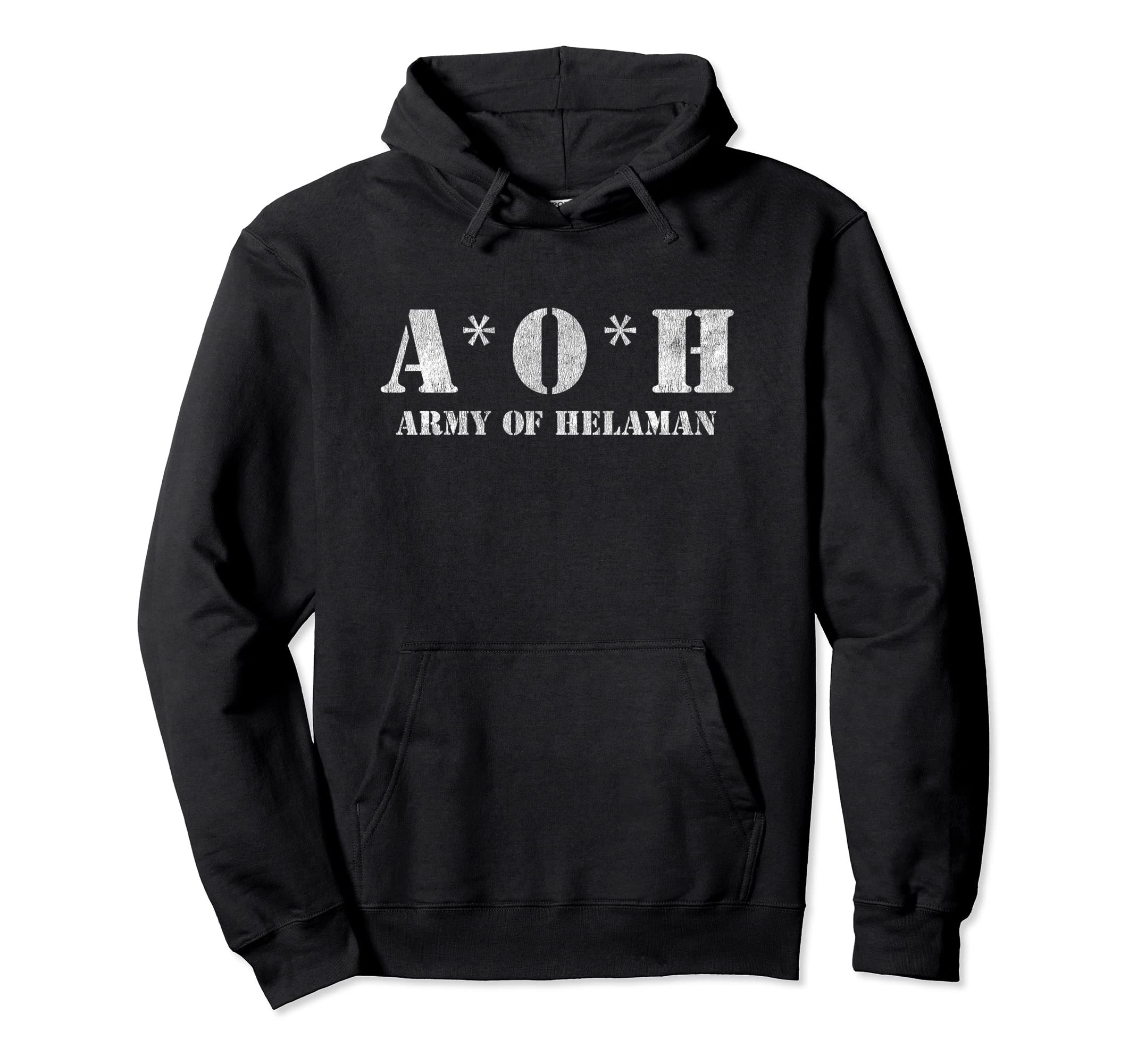 Distressed Army Helaman Hoodie - Custom Art Print Men Women - T-Shirt, Sweatshirt, Hoodie