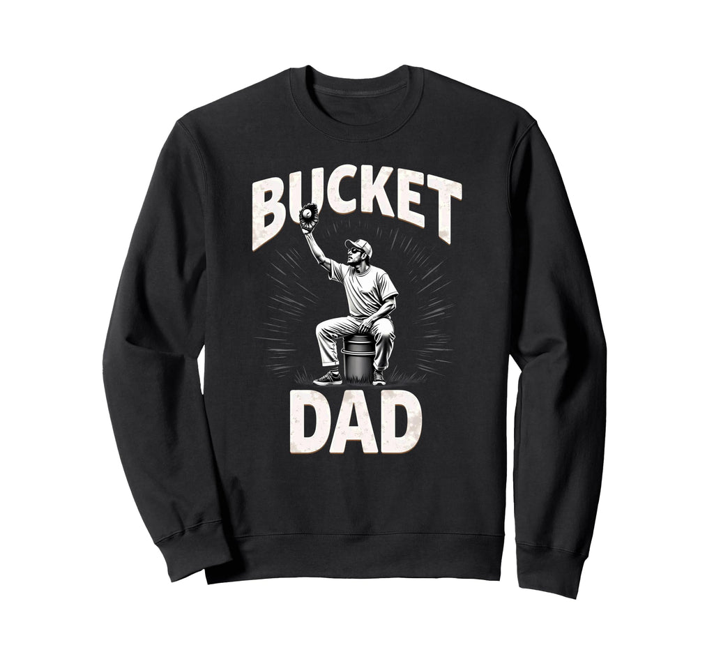 Softball Daddy Fathers Day From Son Sweatshirt - Graphic Print Men Women - T-Shirt, Sweatshirt, Hoodie