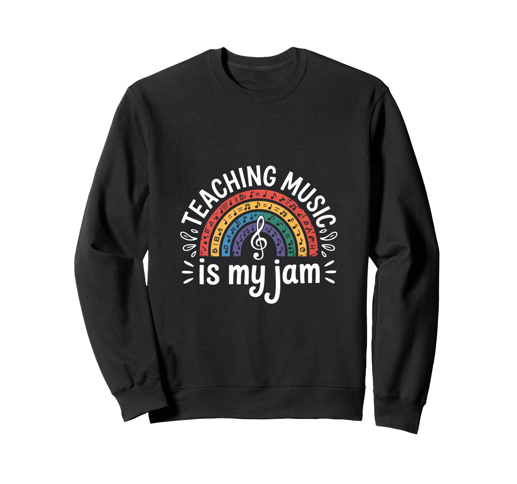 Funny Teaching Music Is My Jam Sweatshirt - Minimalist Print for Adults - T-Shirt, Sweatshirt, Hoodie
