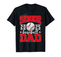 Senior Dad 2025 Baseball Class T-Shirt - Fun Novelty Design for Adults - T-Shirt, Sweatshirt, Hoodie