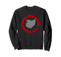 Distressed State Ohio Sweatshirt - Graphic Print for Adults - T-Shirt, Sweatshirt, Hoodie