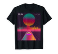 80S Cyberpunk Synthwave Sunset Fast T-Shirt - Custom Art Print for Adults - T-Shirt, Sweatshirt, Hoodie