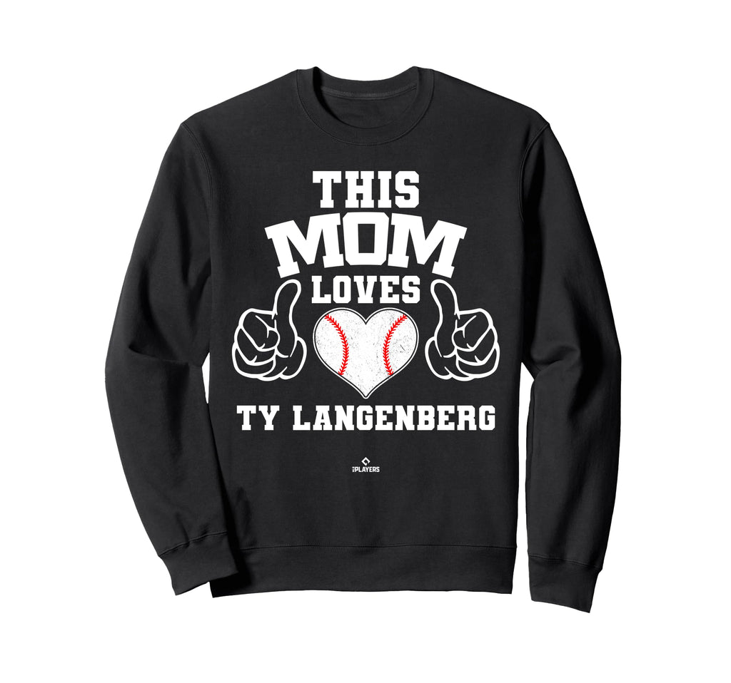 This Mom Loves Ty Langenberg Sweatshirt - Trendy Graphic Men Women - T-Shirt, Sweatshirt, Hoodie