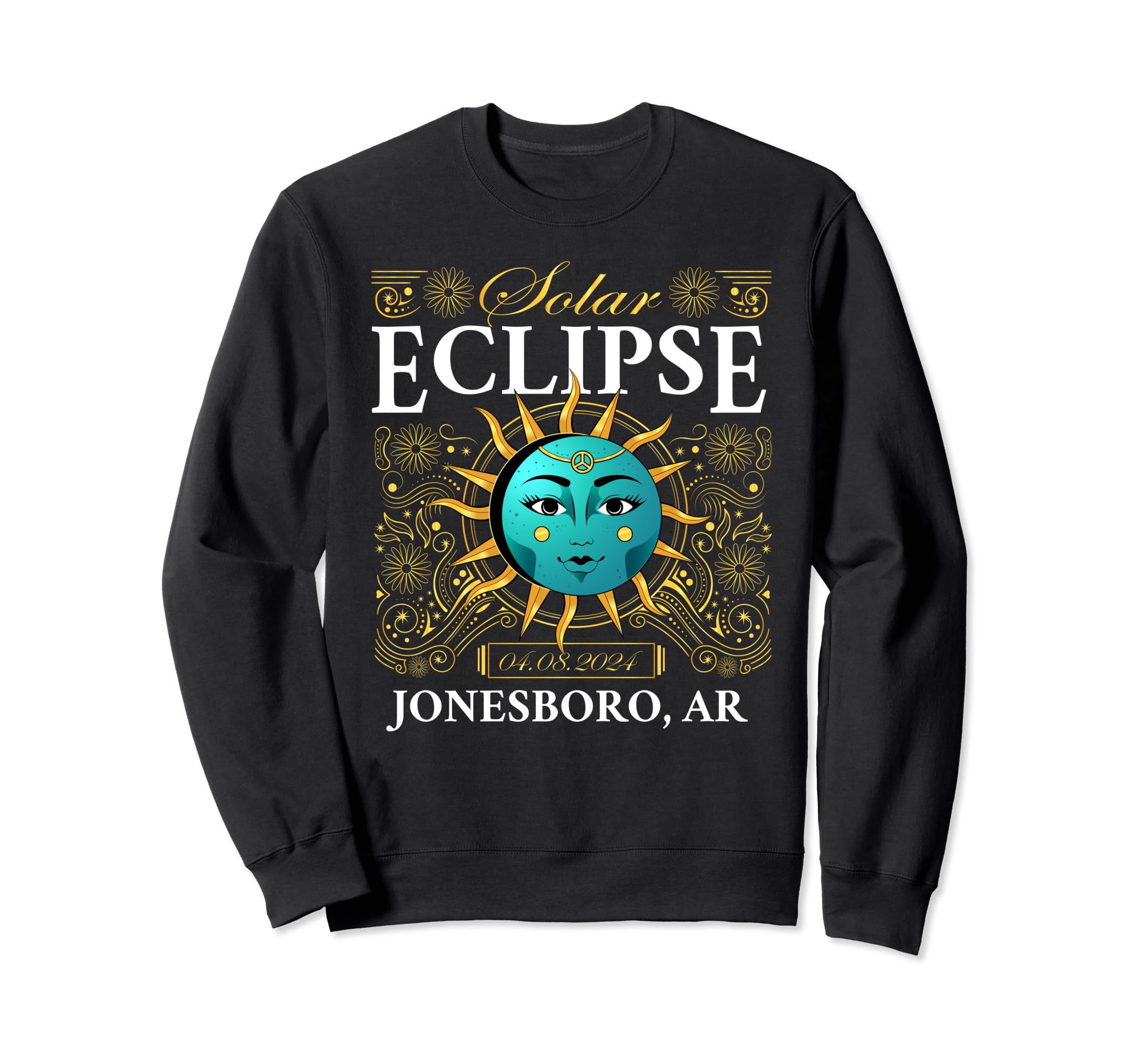 Total Solar Eclipse Jonesboro Sweatshirt - Casual Everyday Wear for Adults - T-Shirt, Sweatshirt, Hoodie