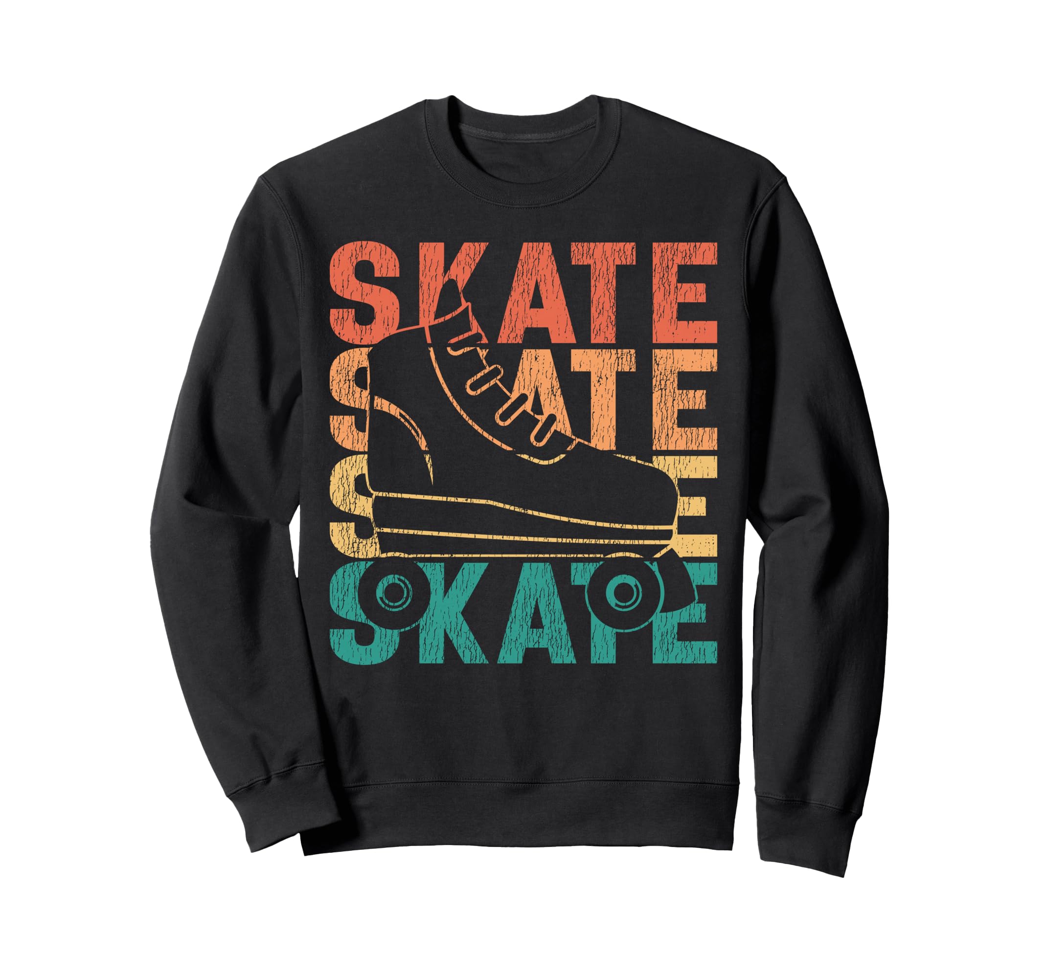 Roller Skating Skate 1970S Skate Sweatshirt - Minimalist Print Unisex - T-Shirt, Sweatshirt, Hoodie
