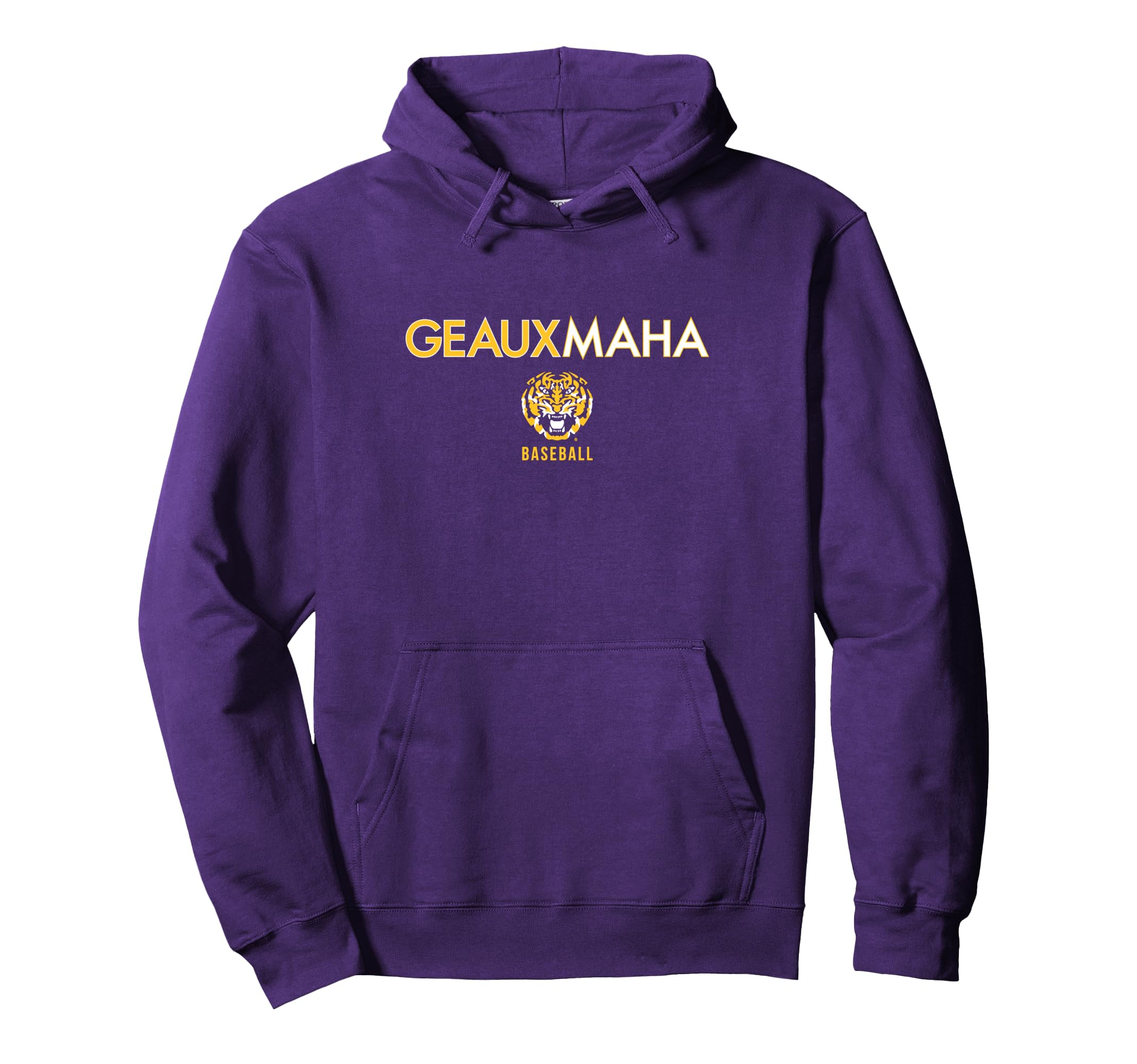 Geauxmaha Lsu Tigers Baseball Hoodie - Custom Art Print Men Women - T-Shirt, Sweatshirt, Hoodie
