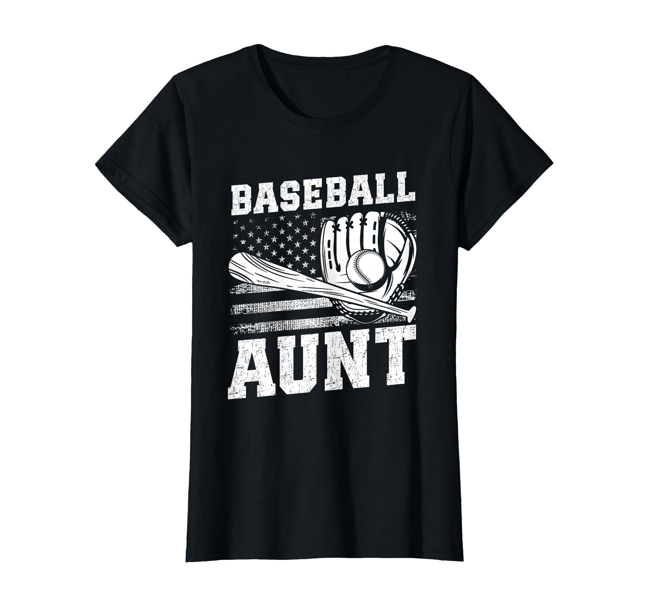 Baseball Aunt T-Shirt - Graphic Print Unisex - T-Shirt, Sweatshirt, Hoodie