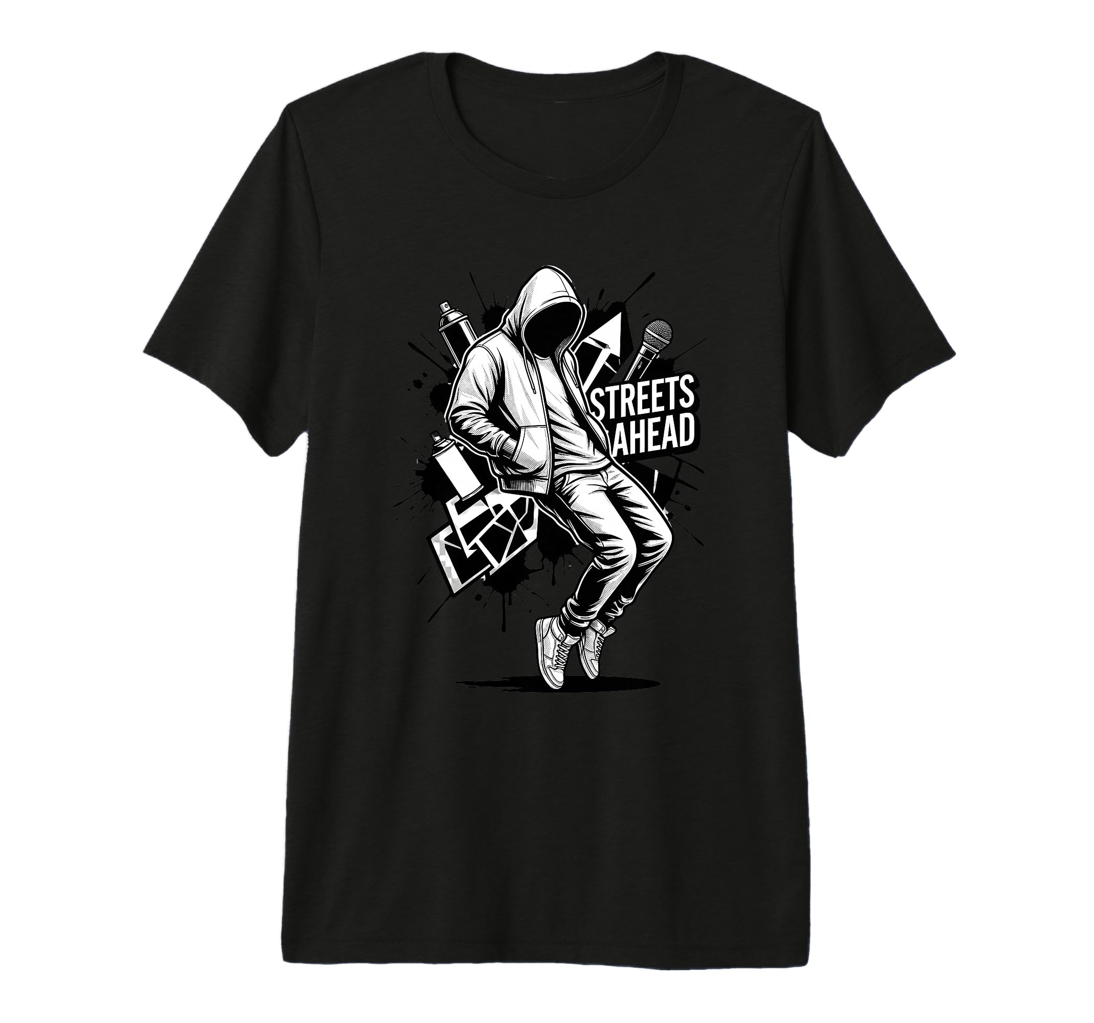 Hip Hop Old School Tees Rap Rappers T-Shirt - Custom Art Print for Adults - T-Shirt, Sweatshirt, Hoodie