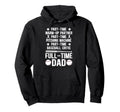 Full Time Dad Baseball Dad Baseball Hoodie - Streetwear Style for Adults - T-Shirt, Sweatshirt, Hoodie