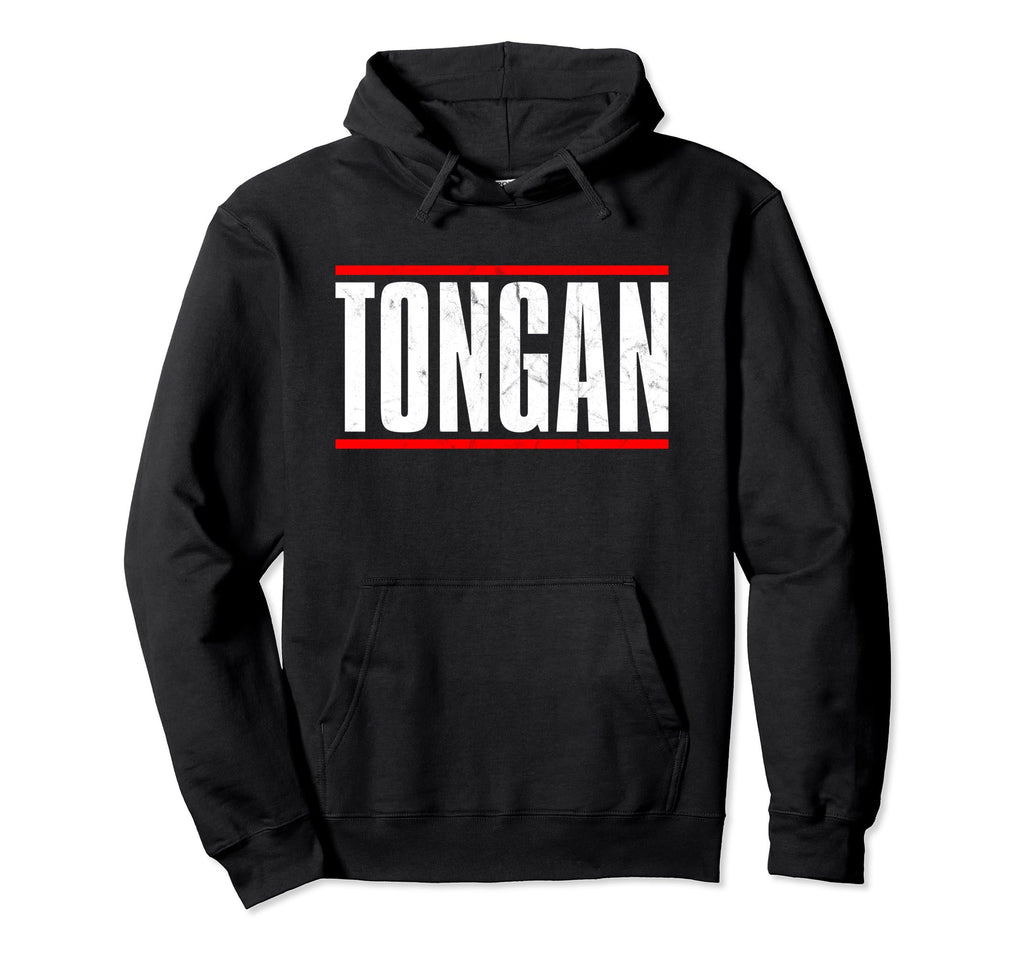 Tongan Tonga Pride Distressed Hoodie - Graphic Print for Adults - T-Shirt, Sweatshirt, Hoodie