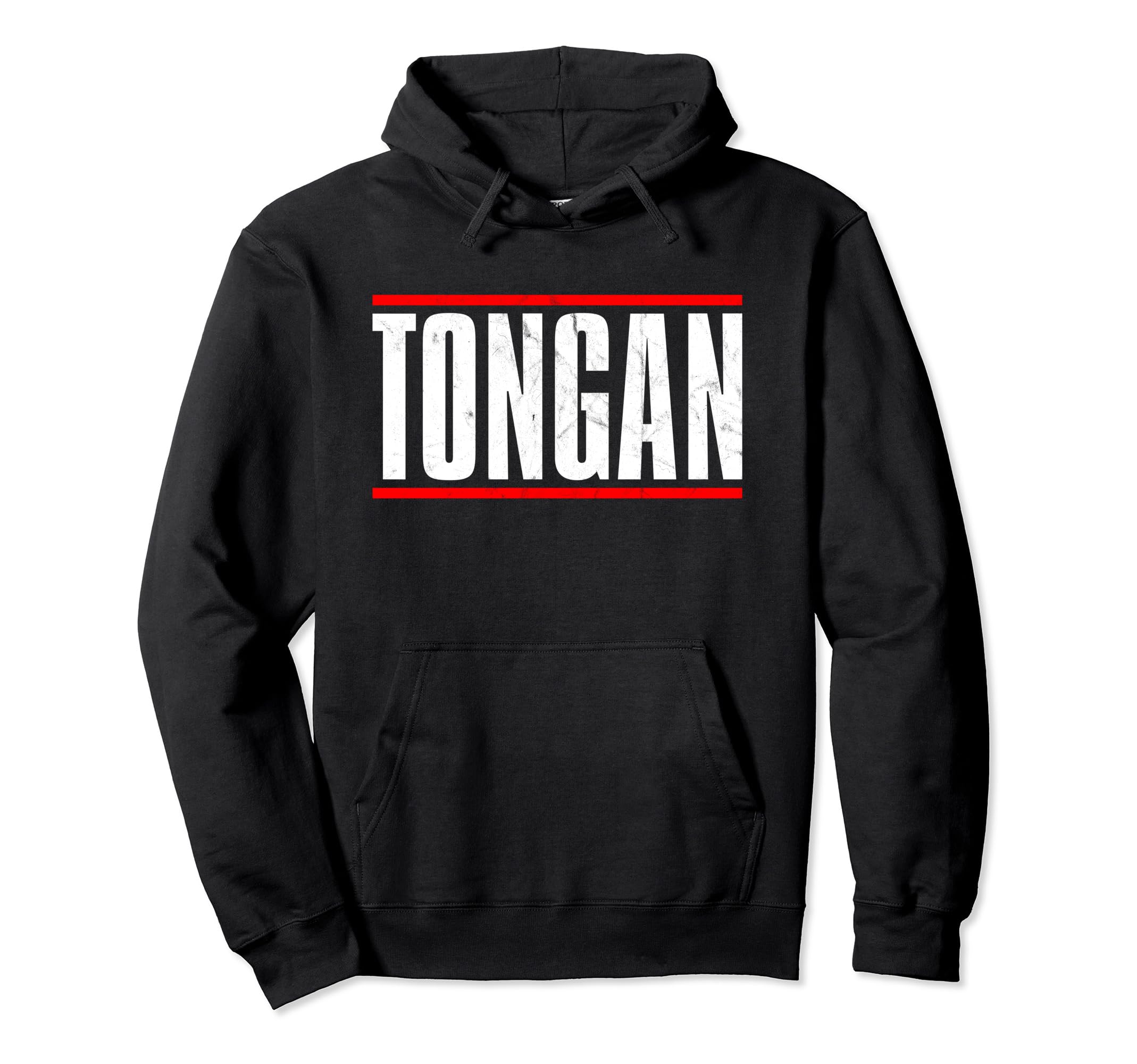 Tongan Tonga Pride Distressed Hoodie - Graphic Print for Adults - T-Shirt, Sweatshirt, Hoodie