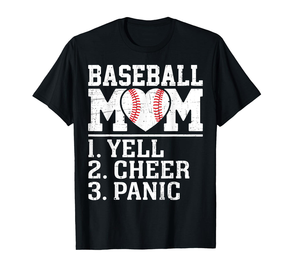 Baseball Mom Parent Player T-Shirt - Casual Everyday Wear for Adults - T-Shirt, Sweatshirt, Hoodie