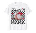 Baseball Mama Bow Softball Mom Baseball T-Shirt - Custom Art Print Unisex - T-Shirt, Sweatshirt, Hoodie