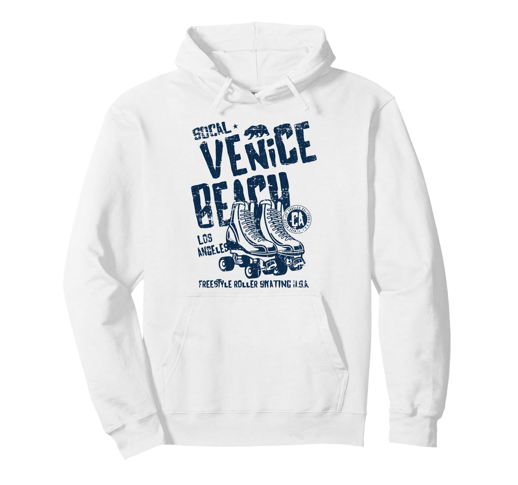 Venice Beach California Roller Hoodie - Casual Everyday Wear Men Women - T-Shirt, Sweatshirt, Hoodie