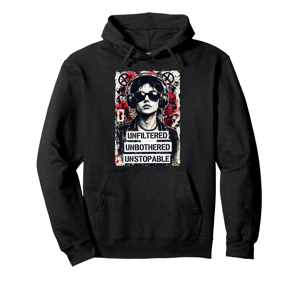 Punk 90S Grunge Urban Street Art Hoodie - Novelty Apparel Men Women - T-Shirt, Sweatshirt, Hoodie