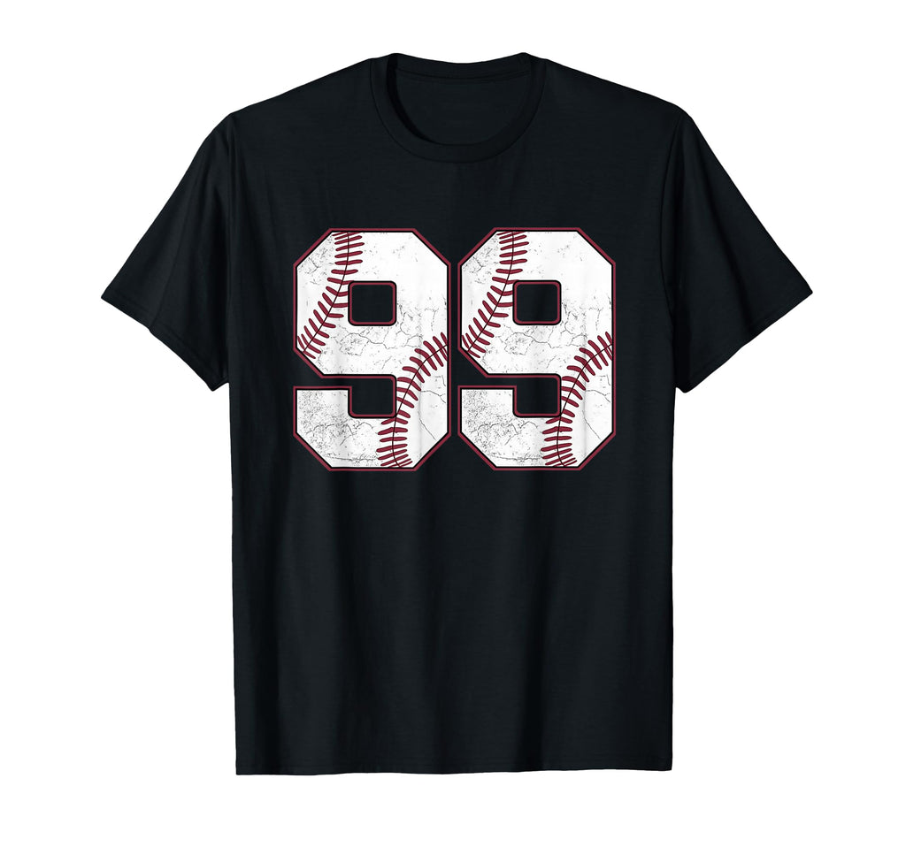 Baseball Number 99 Jersey Sports Gameday T-Shirt - Trendy Graphic Unisex - T-Shirt, Sweatshirt, Hoodie