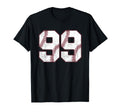 Baseball Number 99 Jersey Sports Gameday T-Shirt - Trendy Graphic Unisex - T-Shirt, Sweatshirt, Hoodie