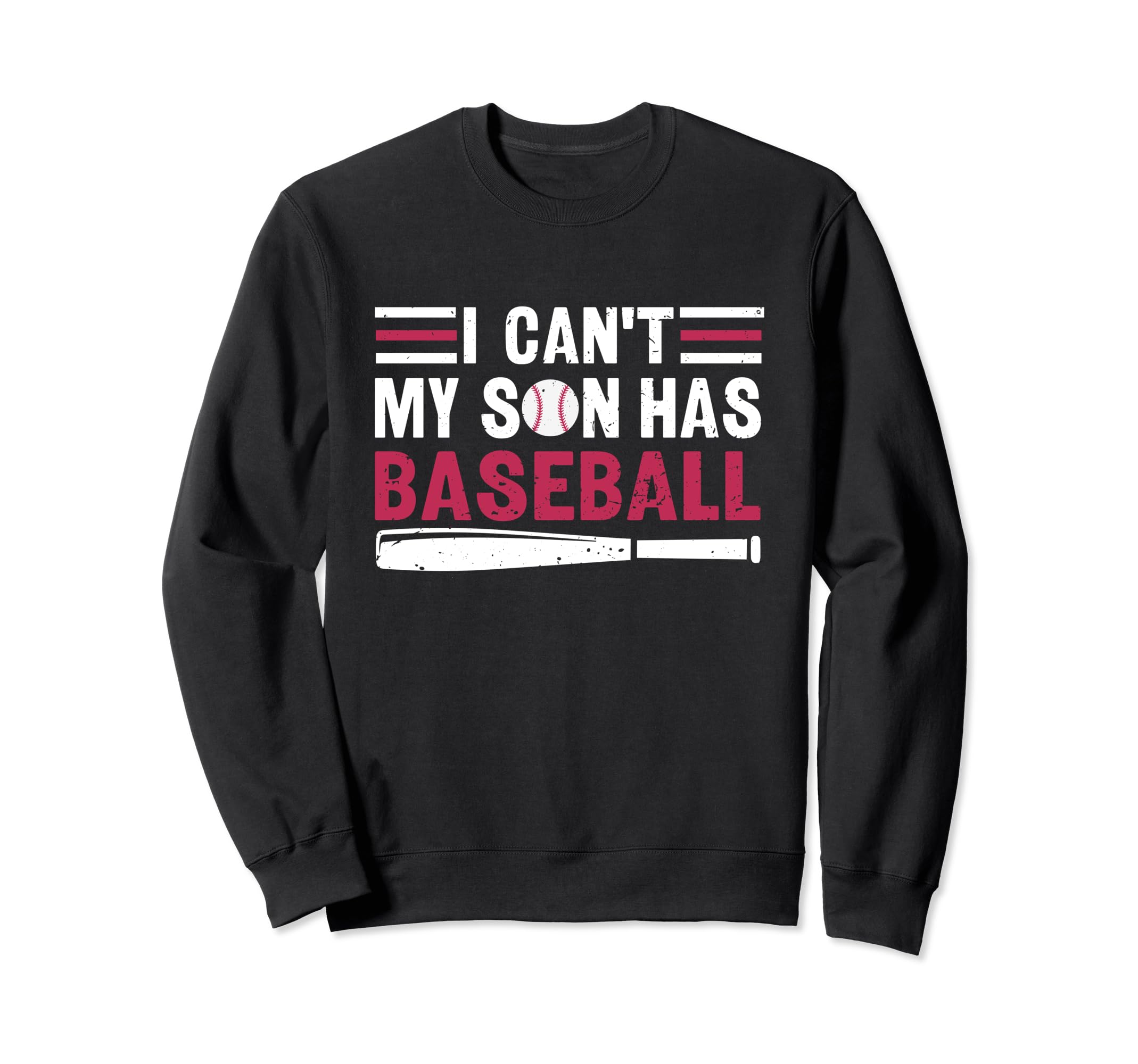Funny Baseball Mom Dad Baseball Fans Sweatshirt - Graphic Print Men Women - T-Shirt, Sweatshirt, Hoodie