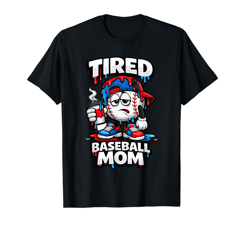 Ice Cream Drip Baseball Tired Baseball T-Shirt - Streetwear Style Unisex - T-Shirt, Sweatshirt, Hoodie