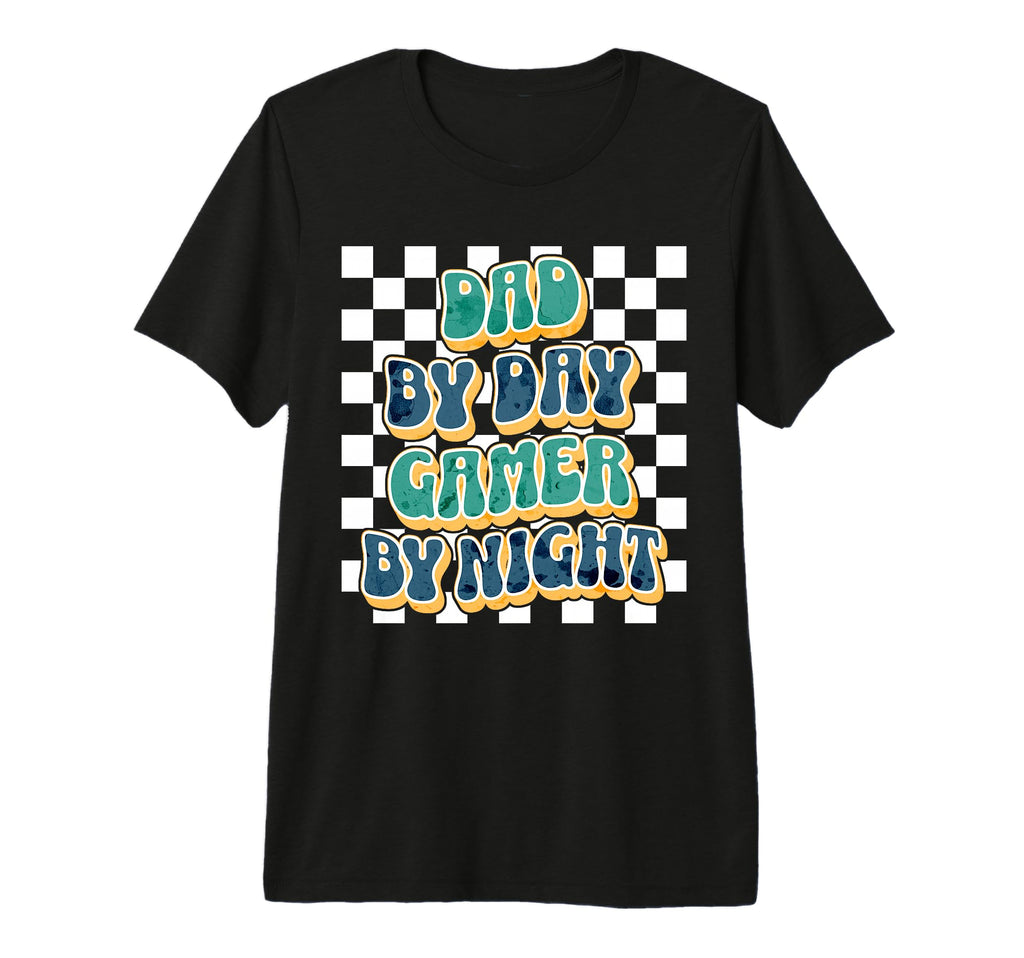 Dad Day Gamer Night Tri Blend T-Shirt - Fun Novelty Design Unisex - T-Shirt, Sweatshirt, Hoodie