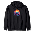 Colorful Turtle Art I Turtle Sunset T-Shirt - Aesthetic Graphic Men Women - T-Shirt, Sweatshirt, Hoodie